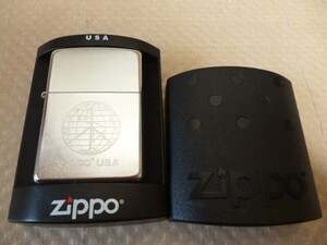 ジッポ ZIPPO USA 地球 シルバー色 未使用