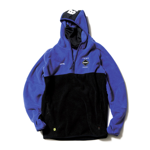 F.C.R.B.POLARTEC FLEECE HALF ZIP GAITER HOODY /F.C.Real Bristol SOPHNET. ソフネット サイズ青S