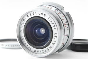 【良品】 Leica Super Angulon 21mm f/4 M Mount Adapter L39 LTM LM ライカ レンズ マウントアダプター付き #0995