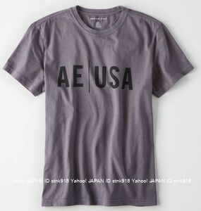 〓ラスト!! SALE!! アメリカンイーグル/US M/AE Tonal Graphic Tシャツ/Black