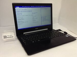 ジャンク/ MouseComputer MPro-NB391 Intel Core i7-8550U メモリ16.38GB SSD480.1GB 【K03534】