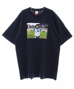 シュプリーム SUPREME 24SS MARADONA TEE BLACK XL マラドーナ フォト Tシャツ 半袖 ブラック 【ブランド古着ベクトル】☆AA★ 240803 メン