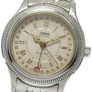 オリス ORIS 7465B ポインターデイト シースルーバック 自動巻き メンズ _842195