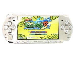 PSP PlayStation プレイステーションポータブル ホワイト 本体 ACケーブル付属 PSP-3000 PEARL WHITE ゲーム機 動作確認済み 当時物 