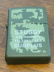 レア　希少品　完売品　stussy ジッポー オイルライター ZIPPO ステューシー