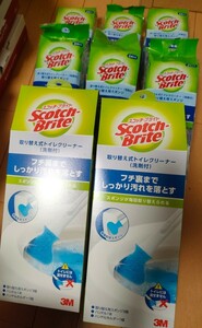 スコッチ・ブライト　トイレ用　大量　取っ手2セットと換え6パック