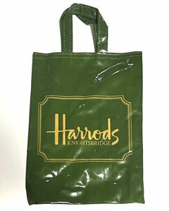 Harrods★ハロッズ★ビニール コーティング トートバッグ