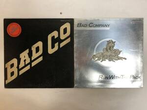 40204S 12inch LP★バッド・カンパニー ２点セット★BAD COMPANY/RUN WITH THE PACK★ILS-80057/ILS-80455