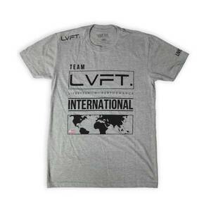 ★LIVE FIT リブフィット Ｔシャツ Lサイズ グレー◆LVFT筋トレボディビル