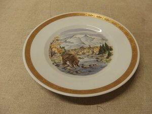 0540035w【ROYAL COPENHAGEN THE NATIONAL PARKS OF AMERICA COLLECTION 飾り皿】デンマーク/ロイヤルコペンハーゲン/マッキンリー/中古品