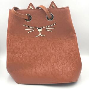 CHARLOTTE OLYMPIA シャーロットオリンピア バッグ リュック レザー 猫 ネコ 希少 入手困難