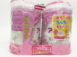 アイクレオ バランスミルク 粉ミルク 800g×2缶 賞味期限 2025年7月18日 R2405-100