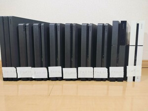 PS4本体 PlayStation4 SONY プレステ4 ジャンク 通電確認済み 9台まとめ 