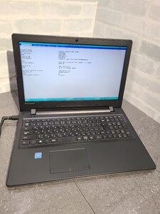 【現状品】管1W199 Lenovo IdeaPad 300-15IBR CPU Celeron N3060 Bios起動OK HDD無し、HDDマウント有り、メモリー4GB、バッテリー有り 