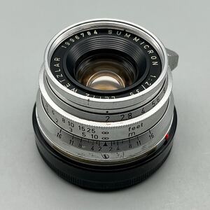 SUMMICRON 35mm f2 1st 第1世代 ズミクロン 8枚玉 LEITZ WETZLAR Leica ライカ Mマウント シリアルナンバー199万番台 1963年 ドイツ製