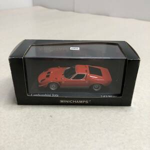 【MINICHAMPS LAMBORGHINI JOTA Rosso 箱付 ミニチャンプス ランボルギーニ イオタ 1/43】定形外