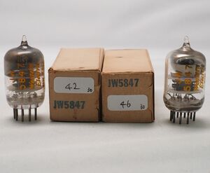 ■Western Electric 404A/5847 未使用測定済 元箱入 2本