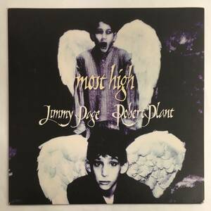 LED ZEPPELIN/JIMMY PAGE & ROBERT PLANT ペイジ＆プラント/ MOST HIGH (7") UK W/PS, B面 ALBUM 未収曲 (g199)