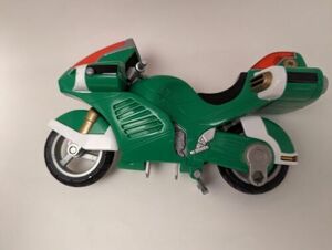 1999 Bandai Vintage Power Rangers-Lightspeed Rescue-Green Cycle 7.5" 海外 即決