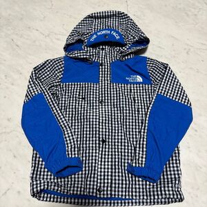 1円スタート！春先取り！THE NORTH FACE ノースフェイス キッズ　ウィンドブレーカー WINDBREAKER レインジャケット　130サイズ