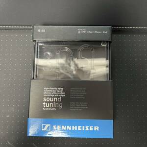 【ジャンク イヤホンなし】 SENNHEISER IE80 ケース・元箱・イヤーピースのみ　おまけMMCX変換ケーブル付き ゼンハイザー