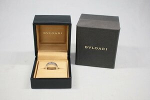 ◎ 中古品 BVLGARI ブルガリ B-zero 1 ビーゼロワン リング K18WG ホワイトゴールド 18金 指輪 シルバー アクセサリー レディース 貴金属