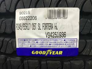 P245/65R17 グッドイヤー FORTERA HL 新品処分 夏タイヤ 4本セット 2018年製(1FW2001)