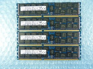 1MQM // 16GB 4枚セット 計64GB DDR3-1600 PC3L-12800R Registered RDIMM 2Rx4 HMT42GR7MFR4A-PB 7018701// Sun Oracle Server X4-2 取外