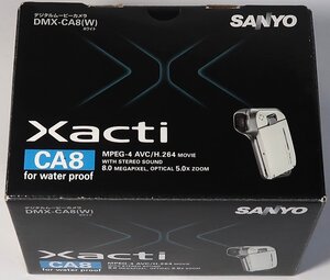 SANYO,Xacti,DMX-CA65, ホワイト, 水深1.5m防水,600万画素,中古