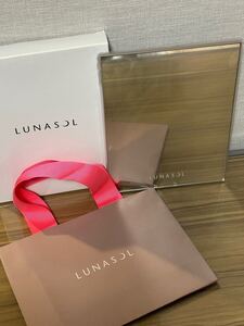 未使用・LUNASOL★ルナソル・折りたたみ式ミラー、卓上鏡