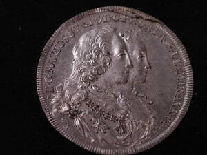 ドイツ・バイエルン　マキシミリアンIII 5ダカット金貨の錫打　レア　1747年　極美品