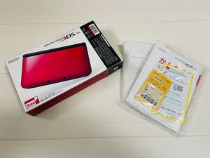 【1円スタート】ニンテンドー3DS LL 箱のみ　レッド ブラック　 Nintendo 外箱