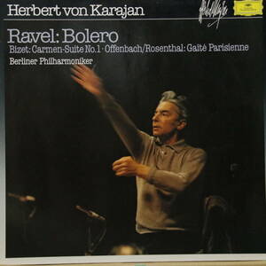 カラヤン指揮：ボレロ、カルメン組曲、 バレエ音楽「パリの喜び」　　独Grammophoｎ／輸入盤 413 983-1