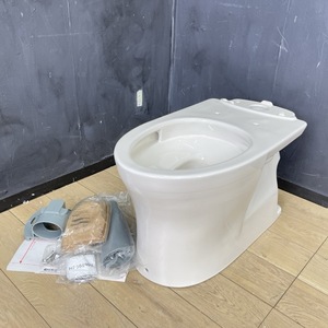 未使用 TOTO 便器 衛生陶器 CS220BM #SC1 パステルアイボリー トイレ 床排水 住宅設備 /65545