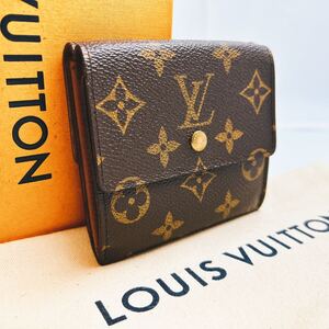 A437【外観極美品】LOUIS VUITTON ルイヴィトン モノグラム ポルトフォイユエリーズWホック財布 両面財布 コンパクト財布 M61654/SP0020