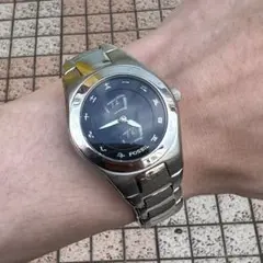 00s FOSSIL BIG TIC フォッシル　ビッグティック　漢字　Y2K