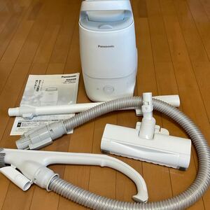 Panasonic 紙パック式掃除機 MC-JP860K-W パナソニック コンセント式　店頭展示品　からまないブラシ　軽量コンパクト　電気掃除機　未使用