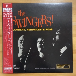 LAMBERT, HENDRICKS & ROSS WITH ZOOT SIMS THE SWINGERS! (RE) LP