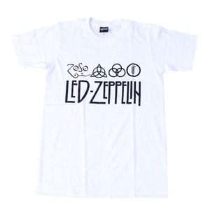 ag1●新品 白 XLサイズ●レッドツェッペリン LED ZEPPELIN 半袖Tシャツ//バンドTシャツ ロックTシャツ パンク メタル