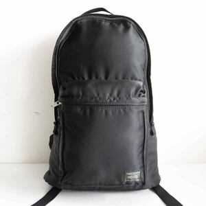 【定番】PORTER 【タンカー リュック】 ブラック ポーター バックパック デイパック TANKER BAG ナイロン u2405170