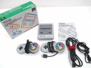 ▲二宮店▲【中古品】g7-5 任天堂 Nintendo SUPERFAMICOM ニンテンドークラシックミニ スーパーファミコン CLV-301 本体 セット 動作確認済