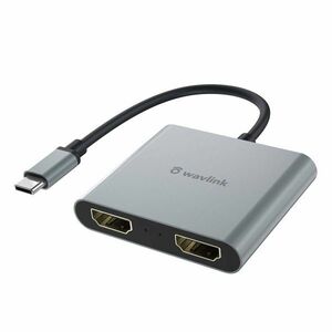 WAVLINK USB C HDMI 変換アダプタ Type C デュアル HDMI ハブ 高解像度 2ｘ4K＠60Hz