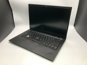 【ハード王】1円～/ノート/Lenovo ThinkPad X1Carbon 20KHCTO1WW/Corei7-8550U/16GB/ストレージ無/12572-G23