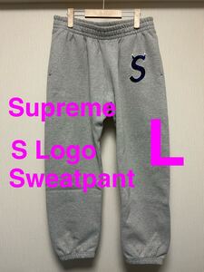 supreme S logo sweatpant L スウェットパンツ　シュプリーム 堀米雄斗 グレー