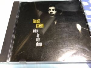 GEORGE BENSON「while the city sleeps…」ジョージベンソン　ギターJAZZ