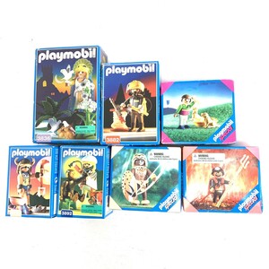 未使用品◆playmobil プレイモービル 4561/4564/3892/3877/3882/4598/3836 部族の男 妖精 他 フィギュア ◆7点セット ホビー おもちゃ