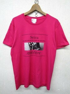 V1248：東京パフォーマンスドール 2017.08.14 SEIRA せいら BIRTHDAY Tシャツ 半袖Tシャツ/ピンク/L プリントTシャツ :35