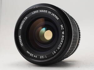 ★実用品★ ミノルタ MINOLTA MC W.ROKKOR-SI 28mm F2.5 #TA6839