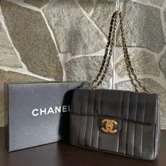 CHANEL ヴィンテージ　マドモアゼル ダブルチェーン ショルダーバッグ