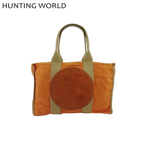 ハンティングワールド トートバッグ キャンバストート HUNTING WORLD 中古